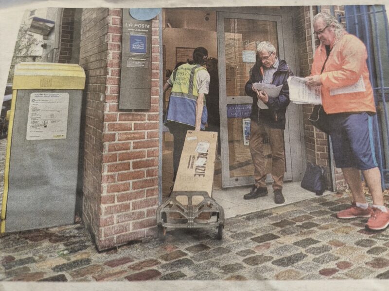 Non à la fermeture du bureau de poste de Gassicourt !